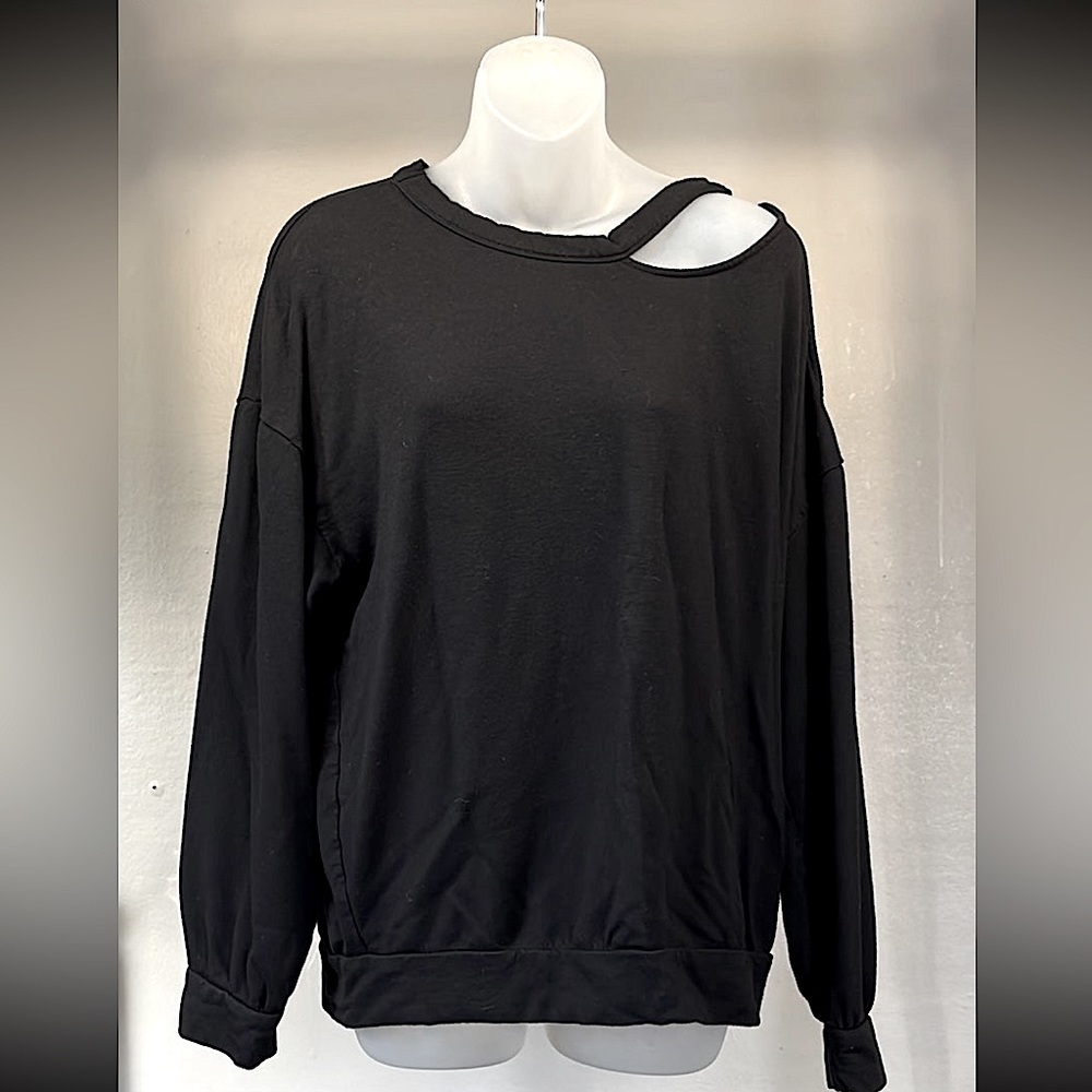 Express Sweatshirt w/ Cut-Out Shoulder, Sz. S